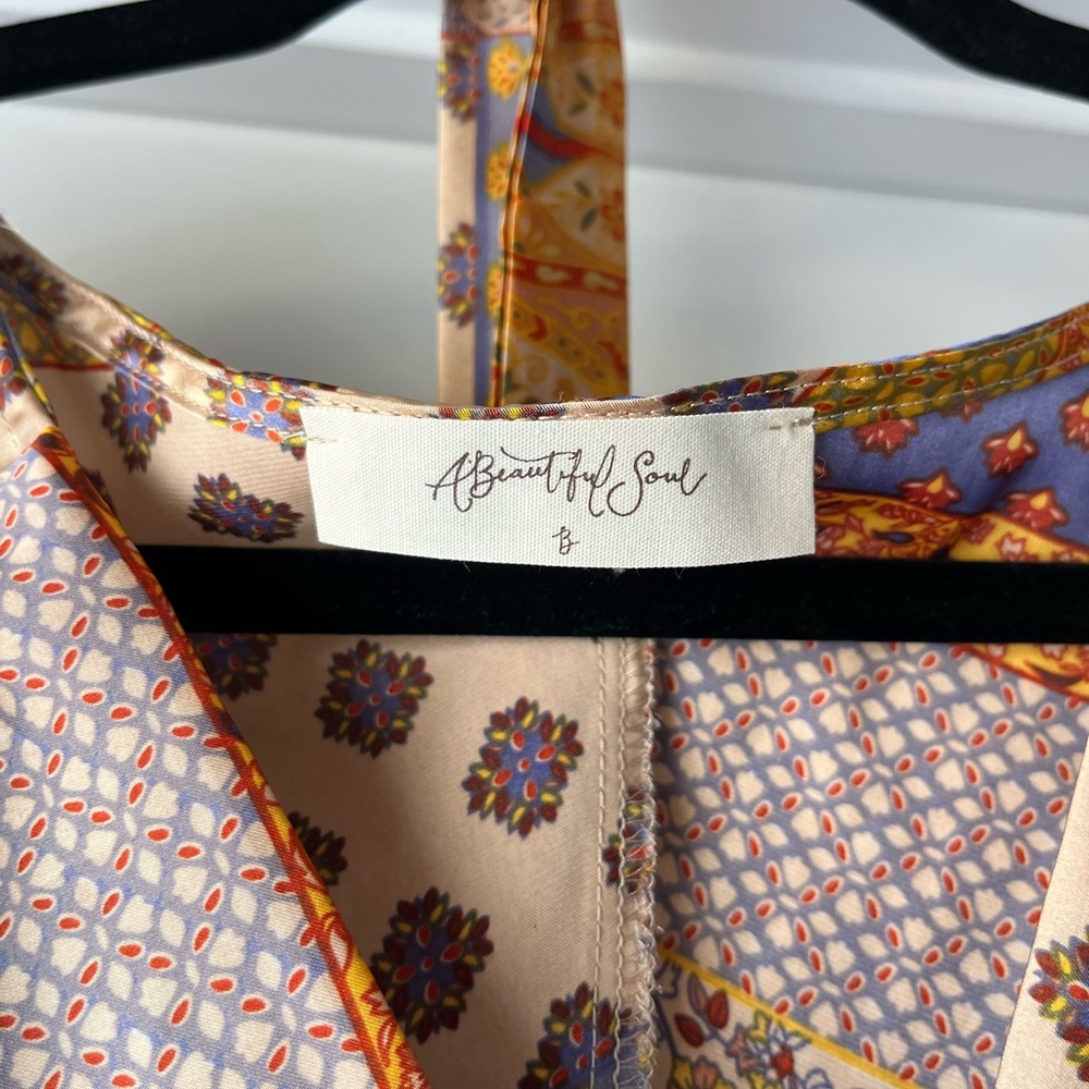 ARULA Patchwork Long Sleeve Dress - image 3